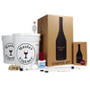 Master Vintner Weekday Wine Starter Kit, containing two fermenting buckets, rack magic siphon, bottle filler, herculometer, mini corker, corks, one step, and sodium metabisulfite