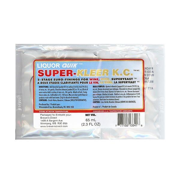 Super Kleer KC Finings in their bag