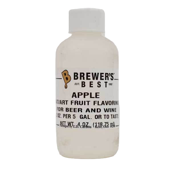 Close-up of the Apple Flavoring container