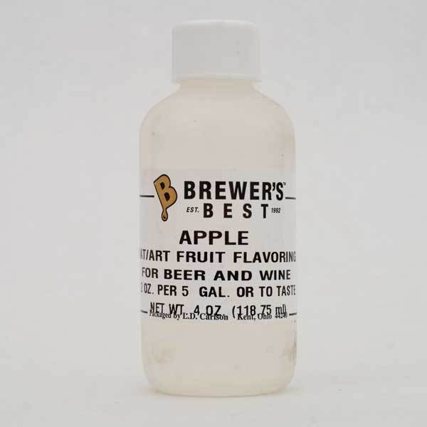 Close-up of the Apple Flavoring container