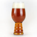 The Plinian Progeny triple IPA in a glass
