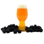 Blackberry Milkshake IPA Extract Recipe Kit with blackberries around the base 