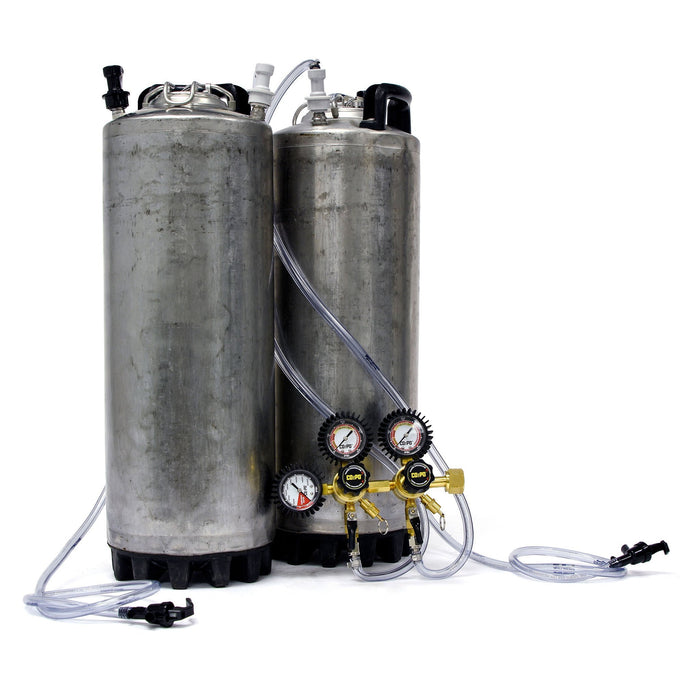Reconditioned Dual Corny Keg Home Brew System