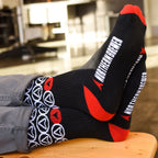 Northern Brewer Socks on Troy's feet