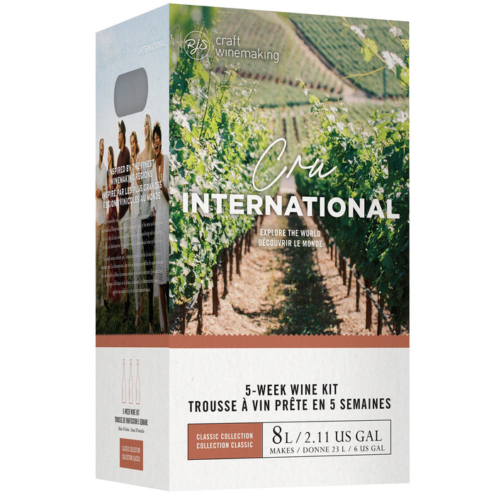 Ontario Sauvignon Blanc Wine Kit - RJS Cru International Front