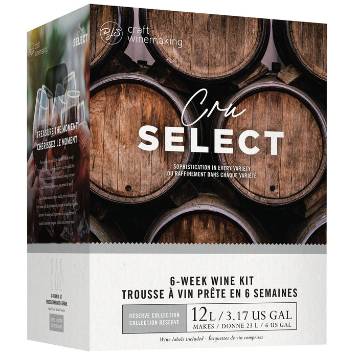 California Pinot Noir Wine Kit - RJS Cru Select Front
