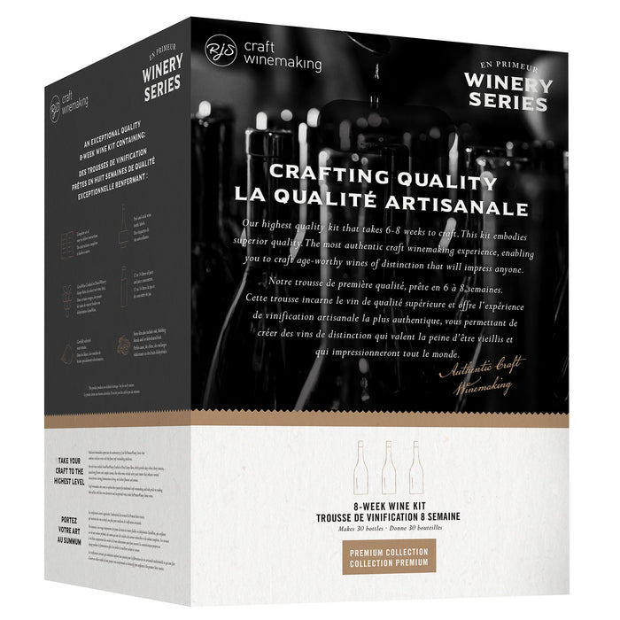 Italian Pinot Grigio Wine Kit - RJS En Primeur Winery Series Left
