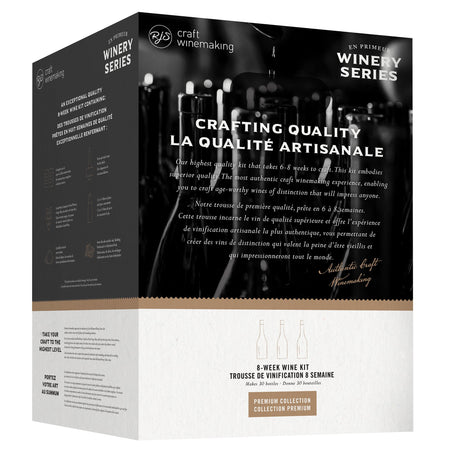 Australian Cabernet Sauvignon Wine Kit - RJS En Primeur Winery Series box leftside
