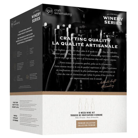 Winemakers Trio White Wine Kit - RJS En Primeur Winery Series box left side