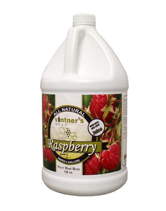 Vintner's Best® Raspberry Fruit Wine Base in a 128-ounce jug