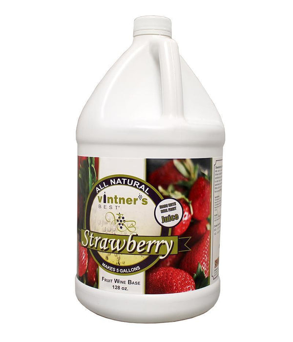 128-ounce jug of Vintner's Best® Strawberry Fruit Wine Base