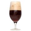 A glass filled with The Mutt's Nuts brown porter