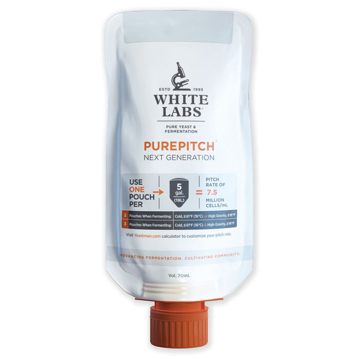 White Labs' WLP400 Belgian Wit Ale yeast sachet