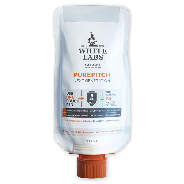 White Labs' WLP530 Abbey Ale yeast in a sachet