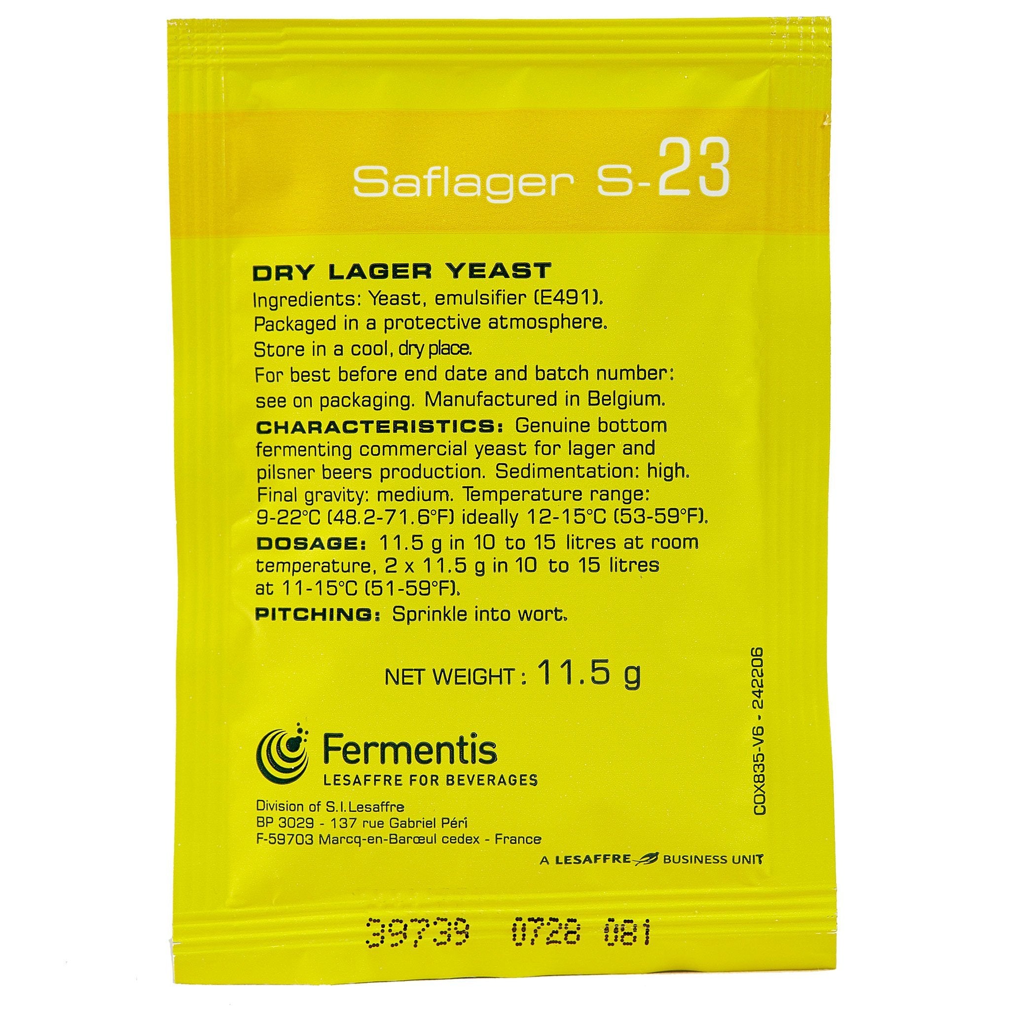 Saflager S-23 German Lager Dry Yeast