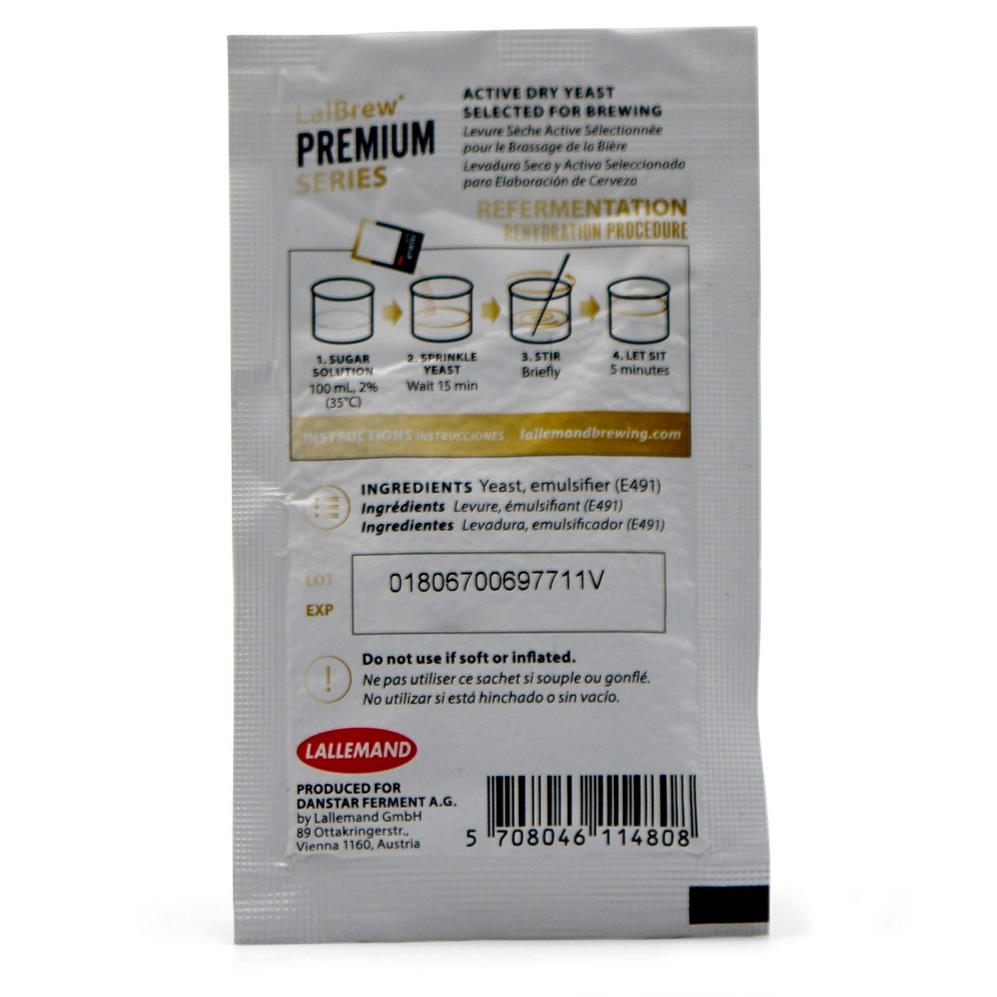 LalBrew® CBC1 Cask and Bottle Conditioning Ale Dry Yeast