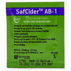Front side of SafCider™ AB-1 Dry Yeast package