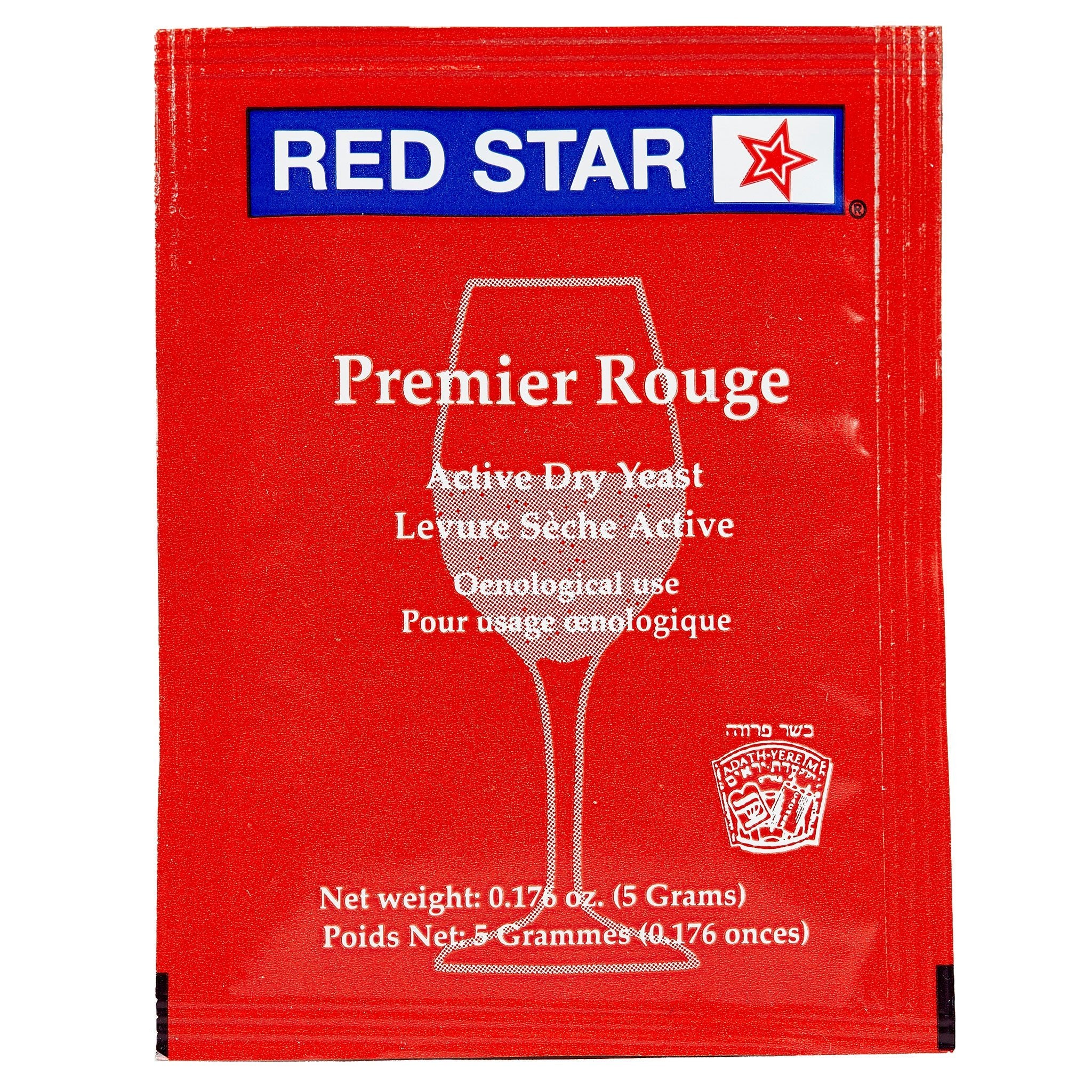 Red Star Premier Rouge Wine Yeast Front Package