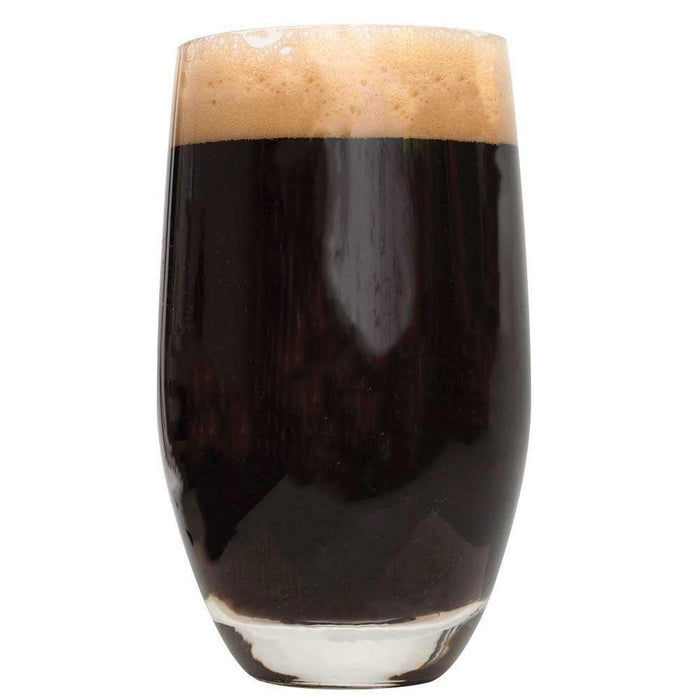 Full glass of Dragon Silk Imperial Stout