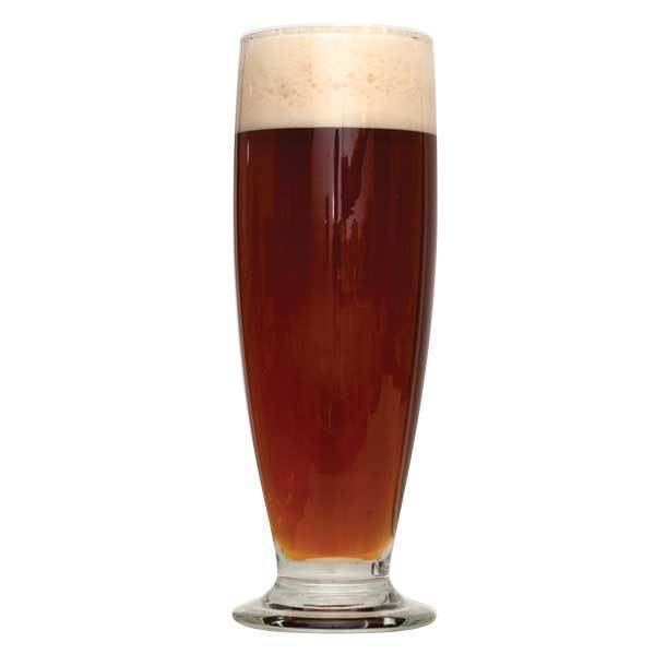 Festivus Miracle Holiday Ale in a tall glass