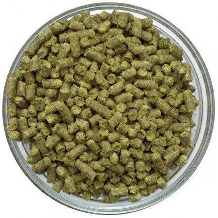 Container of Azacca Hop Pellets