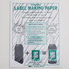 White Label Making Paper's use instructions