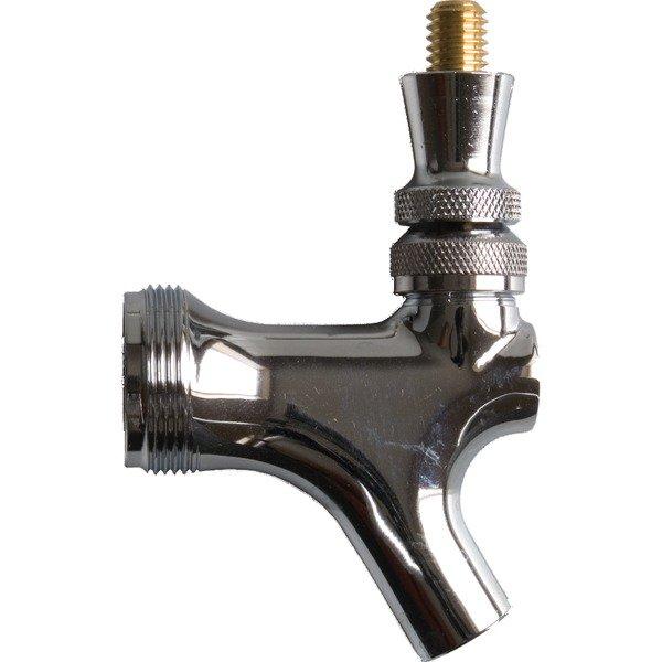Chrome Beer Faucet with a brass lever