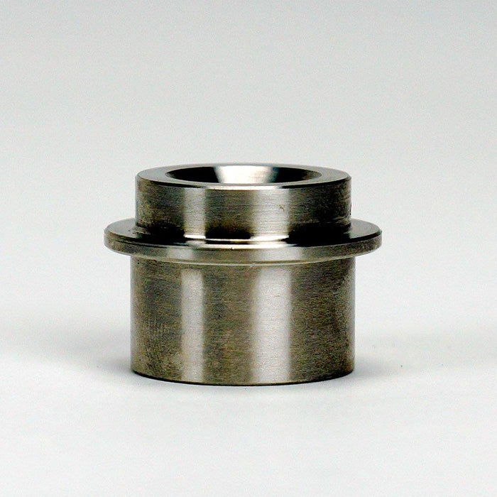 Side view of stainless steel Beer Faucet to Disconnect Adapter