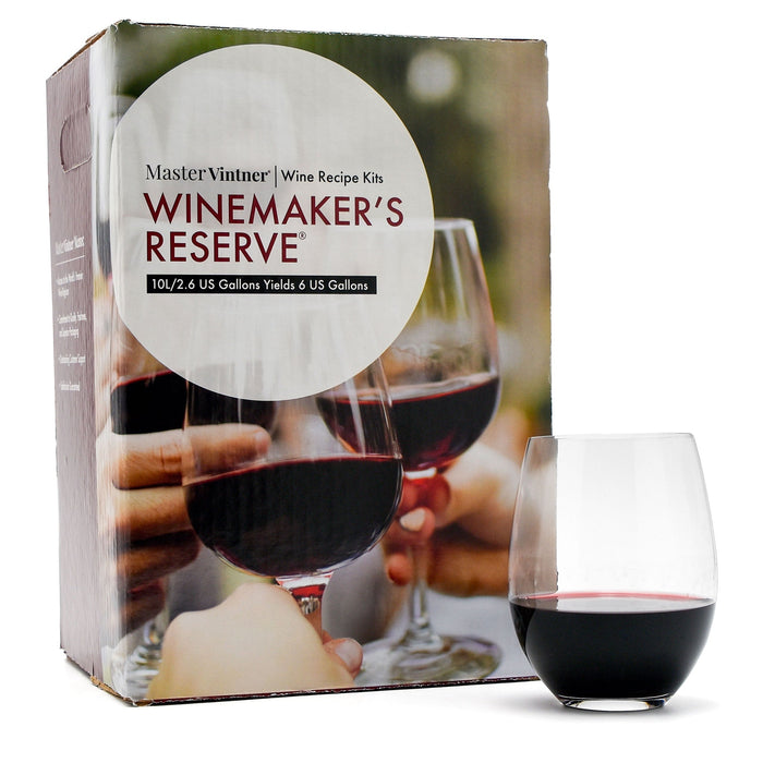 Chilean Malbec Wine Kit - Master Vintner® Winemaker's Reserve® with glass