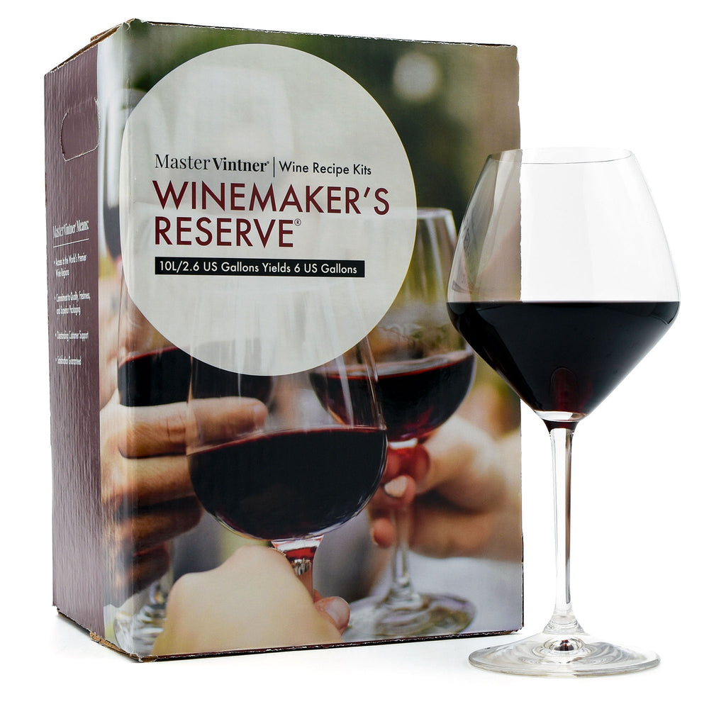 Pinot Noir Wine Kit - Master Vintner® Winemaker's Reserve® with glass