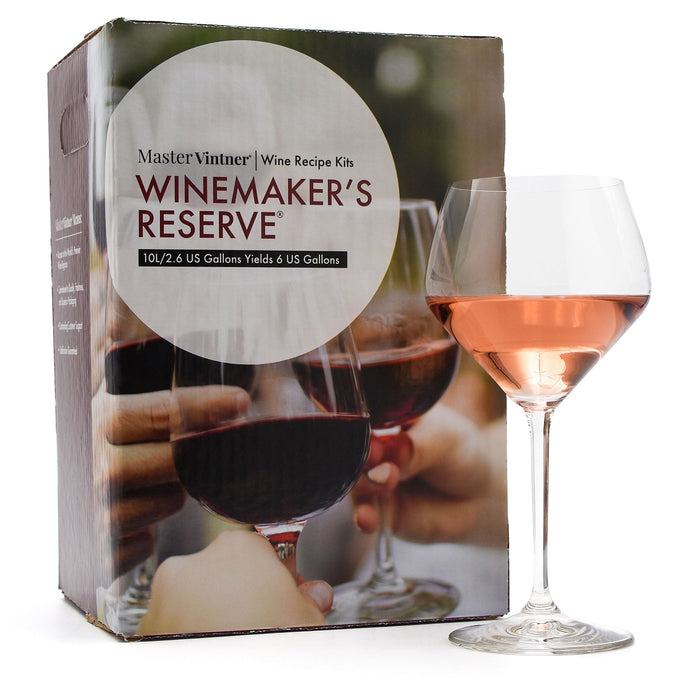 Zinfandel Rosé Wine Kit - Master Vintner® Winemaker's Reserve® with glass