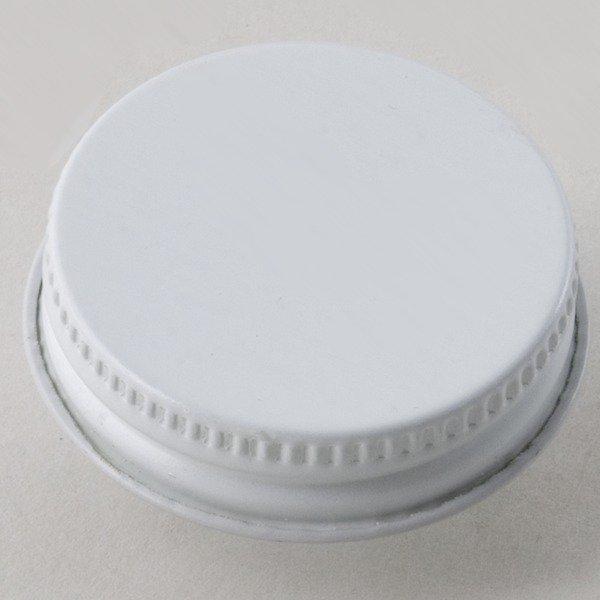 Exterior view of the 38mm metal screw cap.