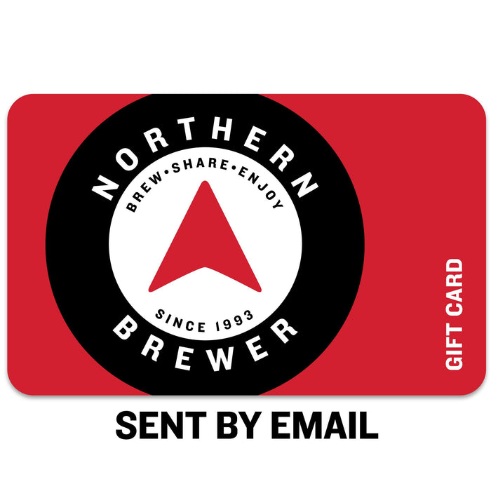 Northern Brewer Email logo with thet text "Sent by email" beneath it