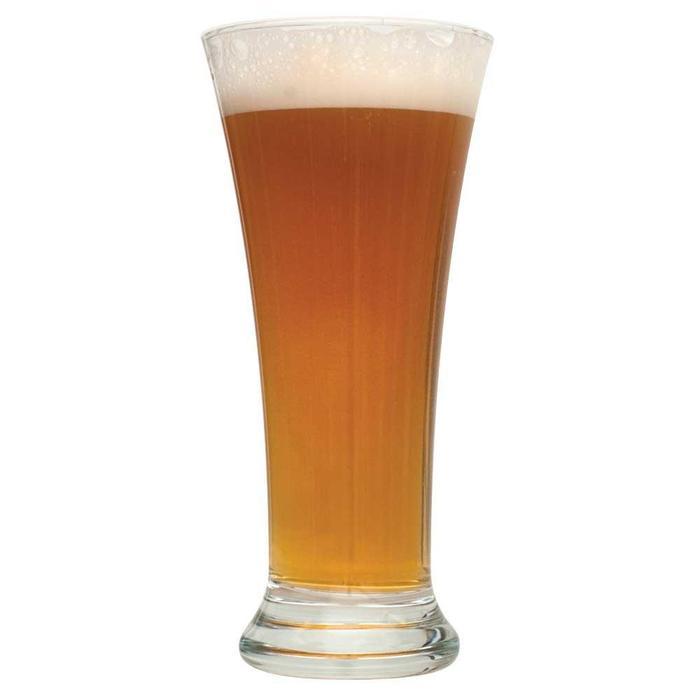 Obi Ron's Wheat homebrew in a drinking glass