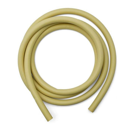 Coiled-up beige tubing